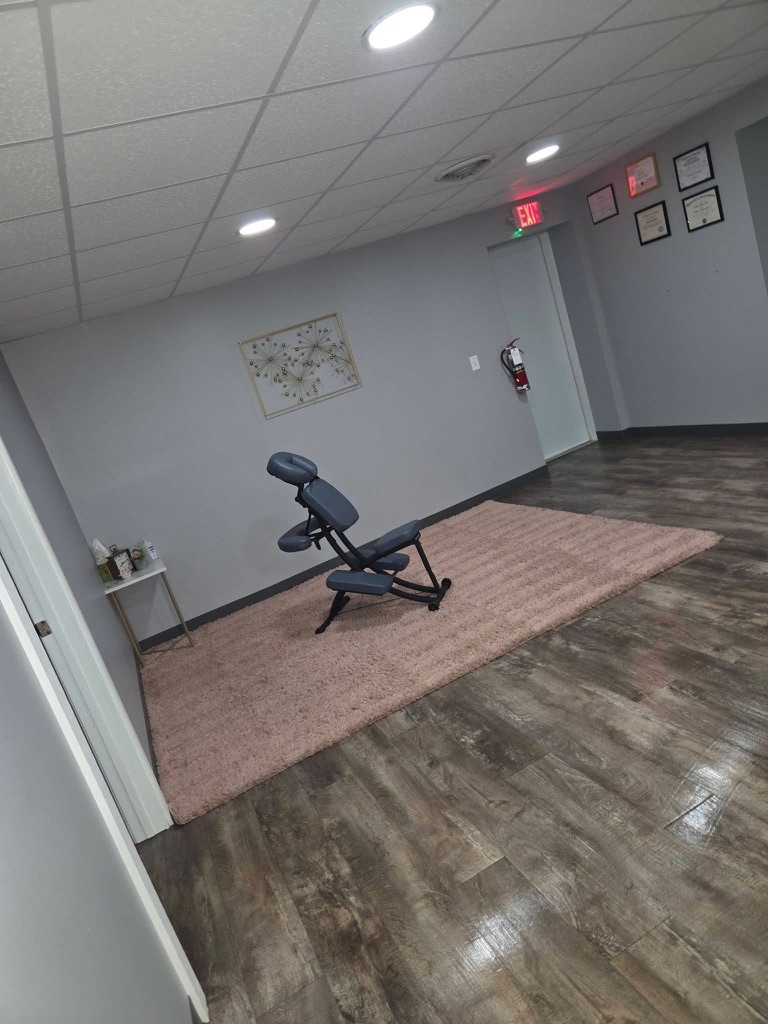 Clean salon treatment space